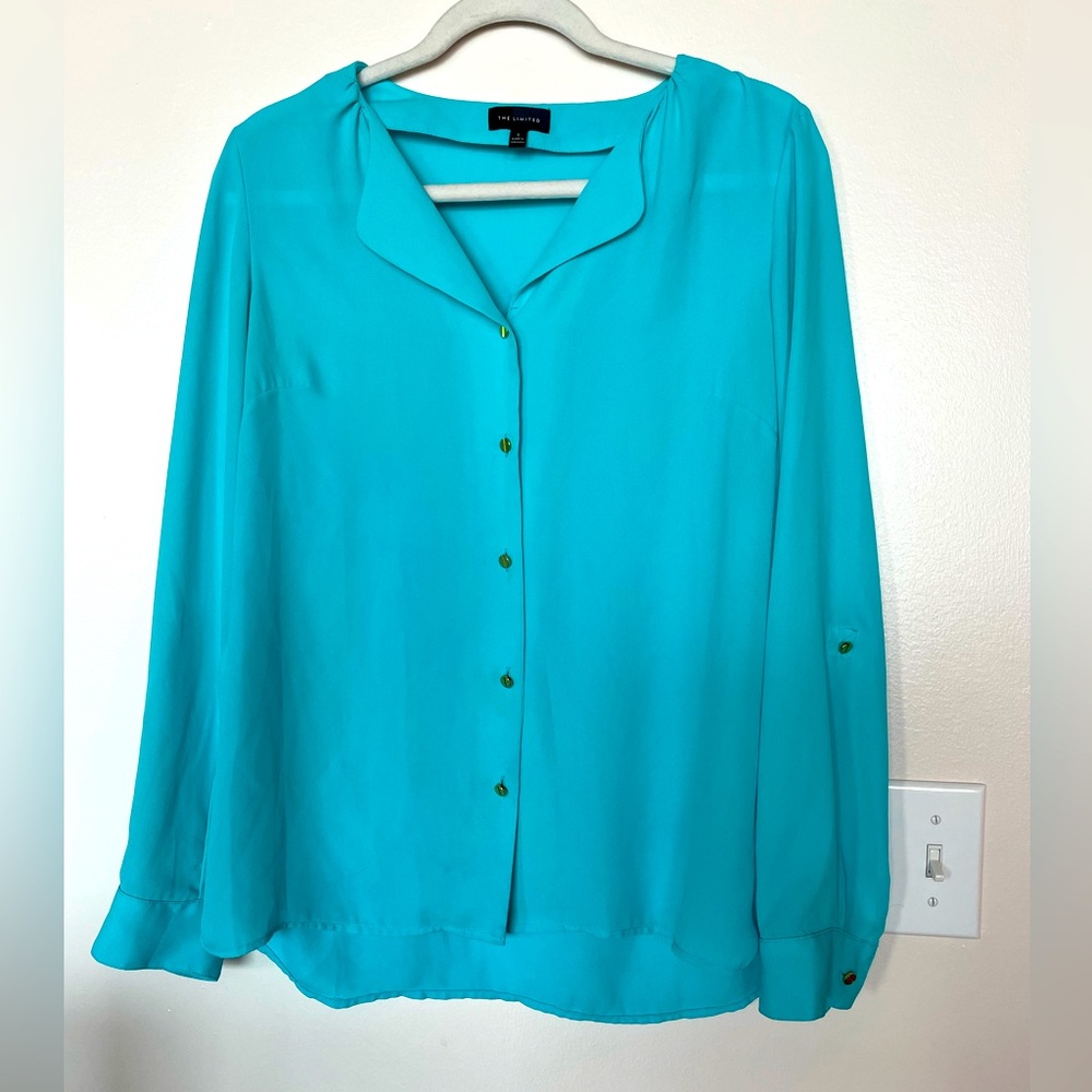 The Limited Blue Blouse